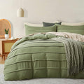 Oli Anderson Sage Green Duvet Cover King Size by OliAnderson