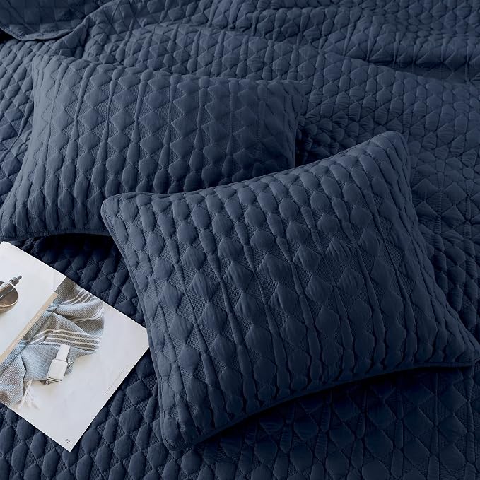 WDCOZY Oversized California Cal King Size Quilt Bedding Sets - Image 4