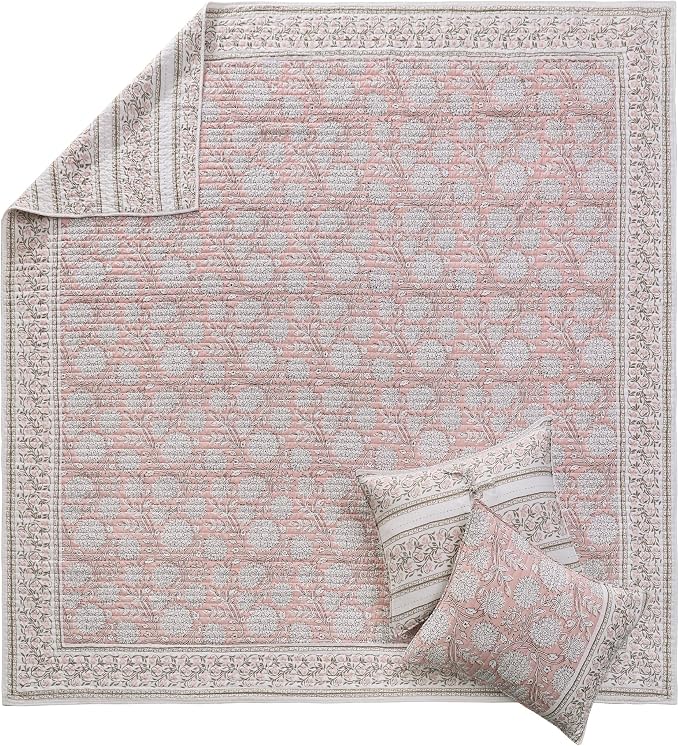 Levtex Home Adare Blush Reversible King/Cal King Quilt Set - Image 5