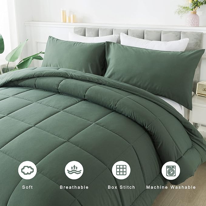 DOWNCOOL Twin Comforter Set -All Season Bedding Comforters Sets - Image 3