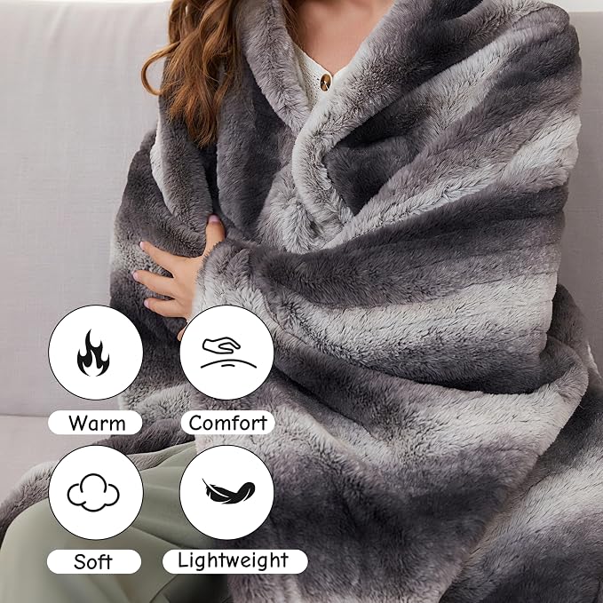 Soypipo Electric Heated Throw Blanket 50"x60", Overheat Protection, Machine - Image 4