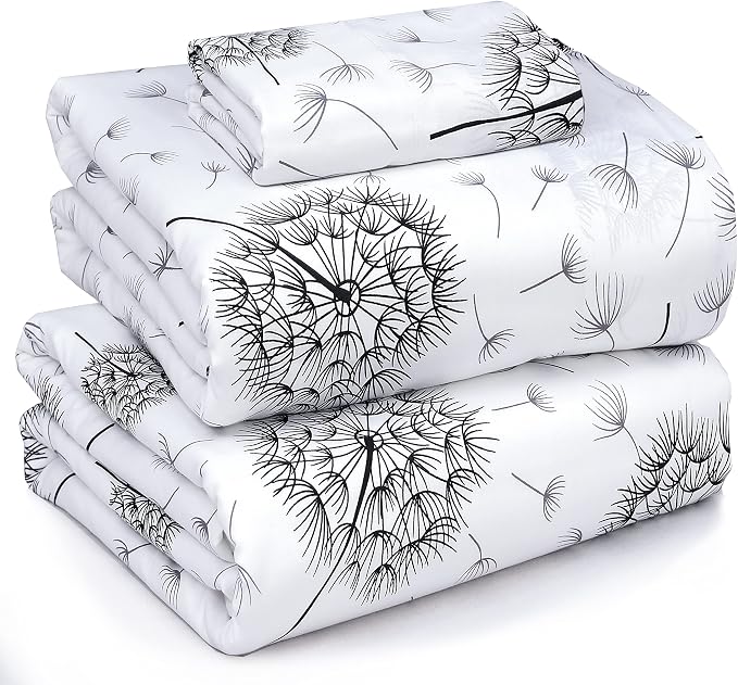 RUVANTI 100% Cotton Sheets – Twin Size Percale Bedding, Cooling & Breathable by Ruvanti