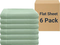 ZPECC Bulk Flat Sheets Only King Size 6 Pack, Easy Sort Top Bed Sheet by by ZPECC-ABrandThatHasBeenFocusedOnBabyProductsFor18Years
