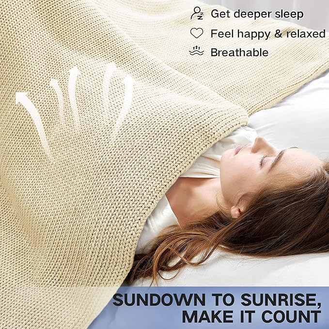 Guohaoi Knitted Weighted Blanket - Image 7