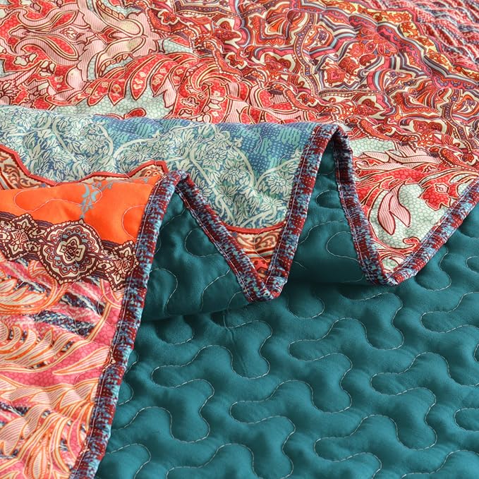Exclusivo Mezcla 50"x 60" Quilted Throw Blanket- Microfiber Quilt Throw - Image 2