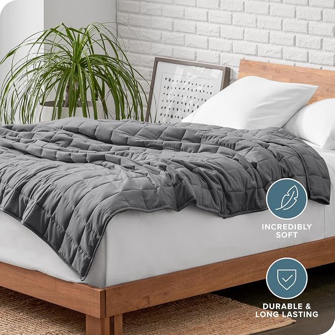 Bare Home Weighted Blanket King Size 25lb - Image 5