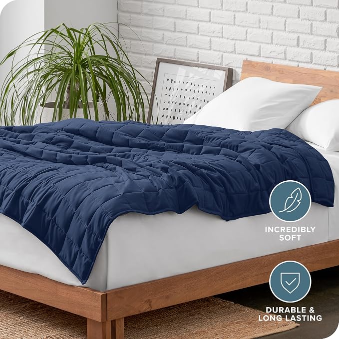 Bare Home Weighted Blanket Queen Size 22lb - Image 5