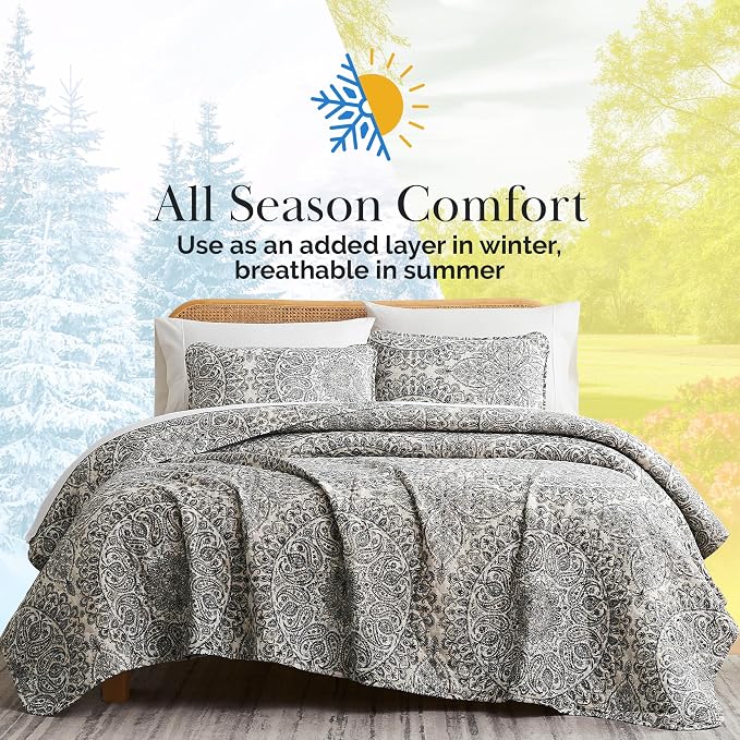 Southshore Fine Living, Inc. Ashanti Collection Oversized Quilt Queen Bedding - Image 9