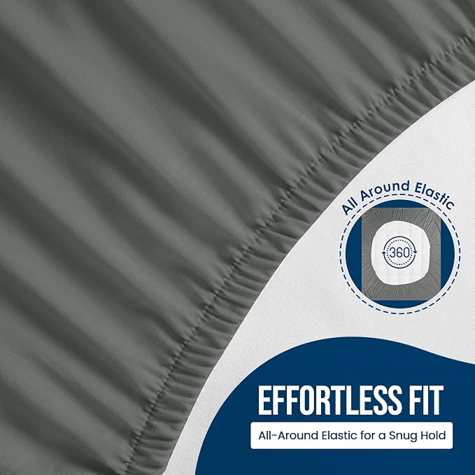 Full Size Mattress Protector Waterproof, Premium 200 GSM Terry Mattress Cover - Image 4
