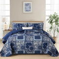 Cottolester Quilt Set California King Size 3 Pieces, Boho Farmhouse Bedspread by Cottolester