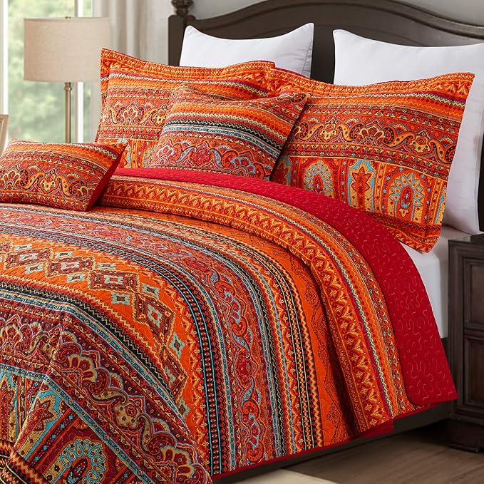 BEDIFANY Cotton Twin Size Bedspreads Set - Image 3