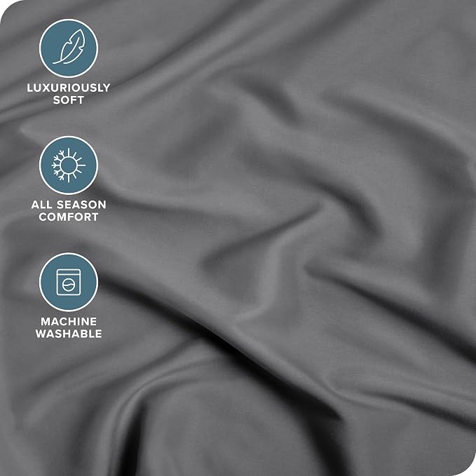 Bare Home Fitted Bottom Sheet King Size - Image 2