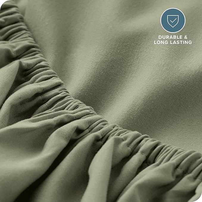 Bare Home Fitted Bottom Sheet Full Size - Image 5