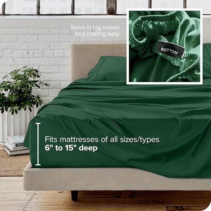 Bare Home Full XL Sheet Set - Image 5