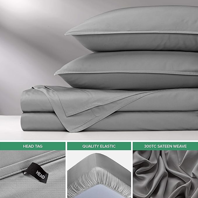 Pure Bamboo King Sheets, Genuine 100% Organic Viscose Derived from Bamboo Bed - Image 6