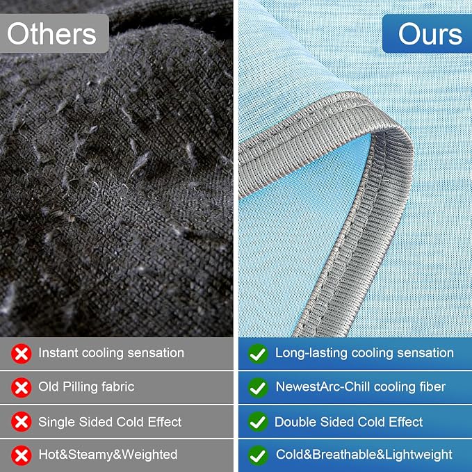 KMUSET Cooling Blanket Twin, Double Sided Summer Cooling Blankets - Image 6