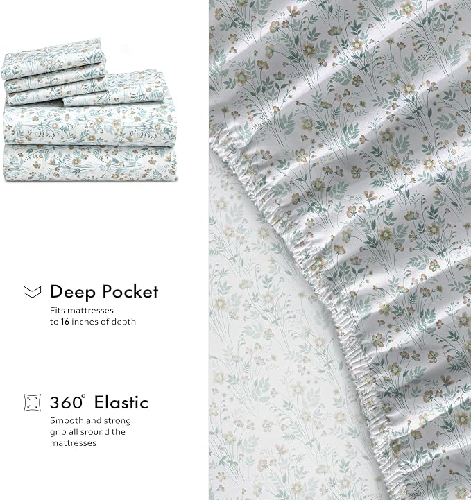 RUVANTI 4 Pcs Cotton Sheets - Image 7