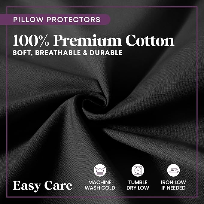 CirclesHome Pillow Protectors Single Pack Body Zippered - Image 5
