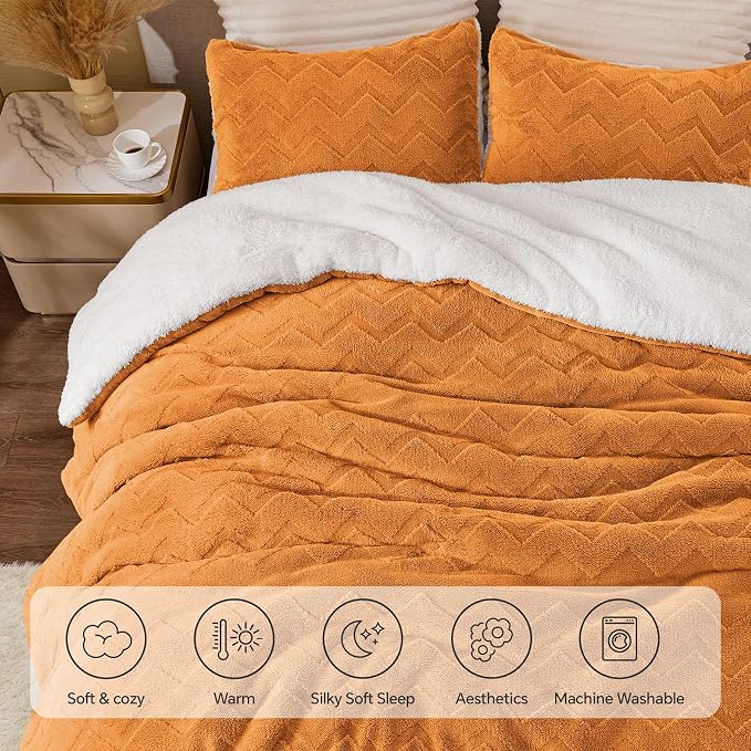 BEDELITE Fluffy Queen Comforter Set - Image 6