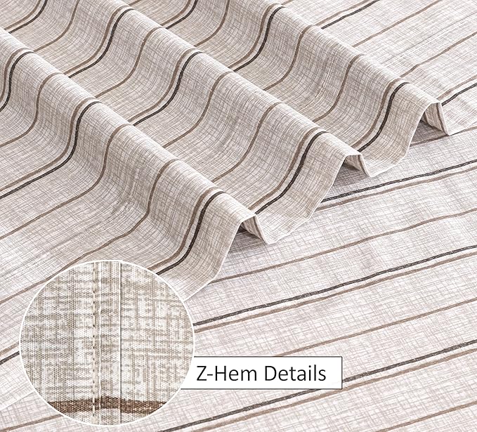 RUVANTI 100% Cotton Sheets – Twin Size Percale Bedding, Cooling & Breathable - Image 4