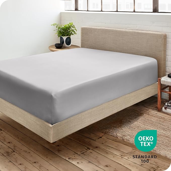 Bare Home Fitted Bottom Sheet Twin Size - Image 4