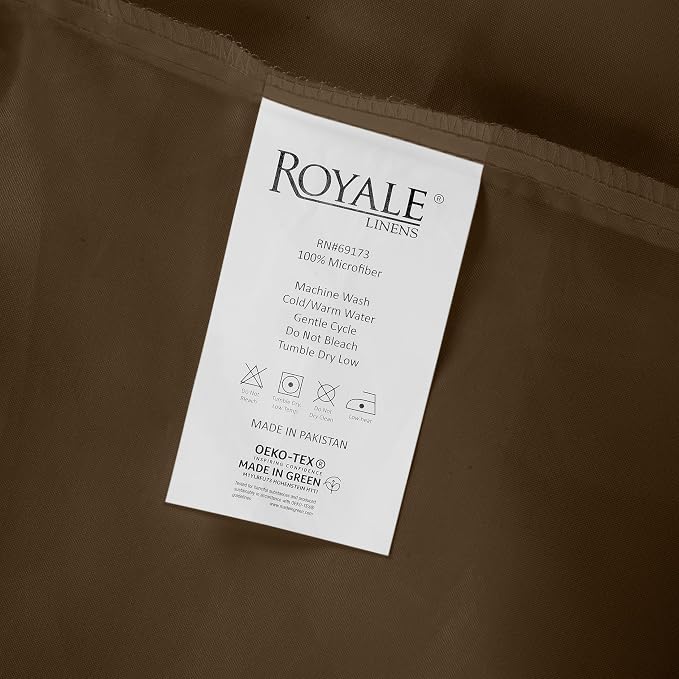 Royale Linens 2 Pack Bulk Flat Sheet Set - Image 9