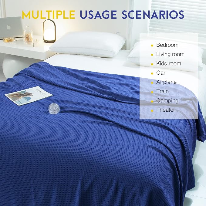 AmyHomie Cooling Blanket Twin Size, 100% Rayon Derived from Bamboo, Cool Summer - Image 4