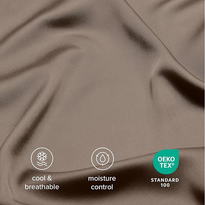 Bare Home 100% Rayon Made from Bamboo Luxury King Size Set of 2 Cooling - Image 4