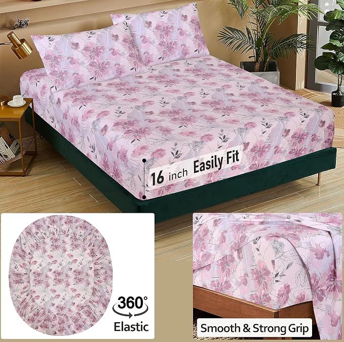 RUVANTI 100% Cotton Sheets – Twin XL Size Percale Bedding, Cooling & Breathable - Image 5